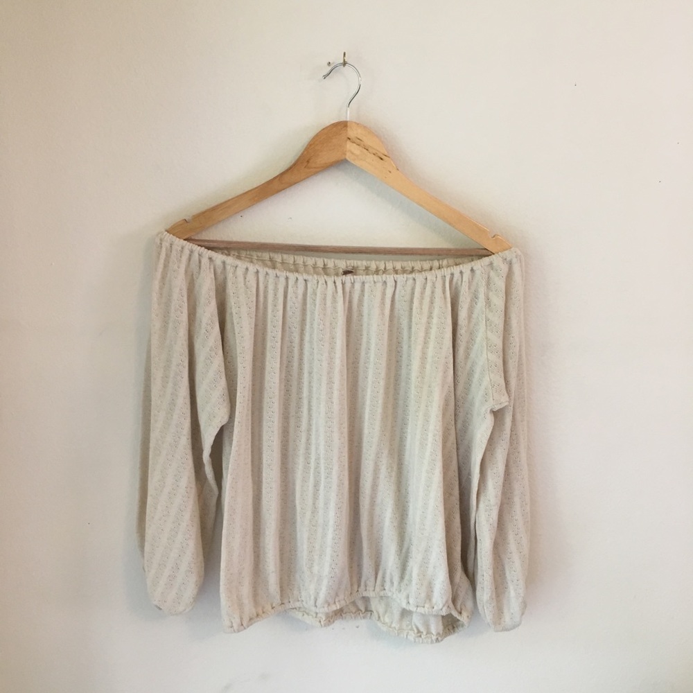 off the shoulder peasant blouse